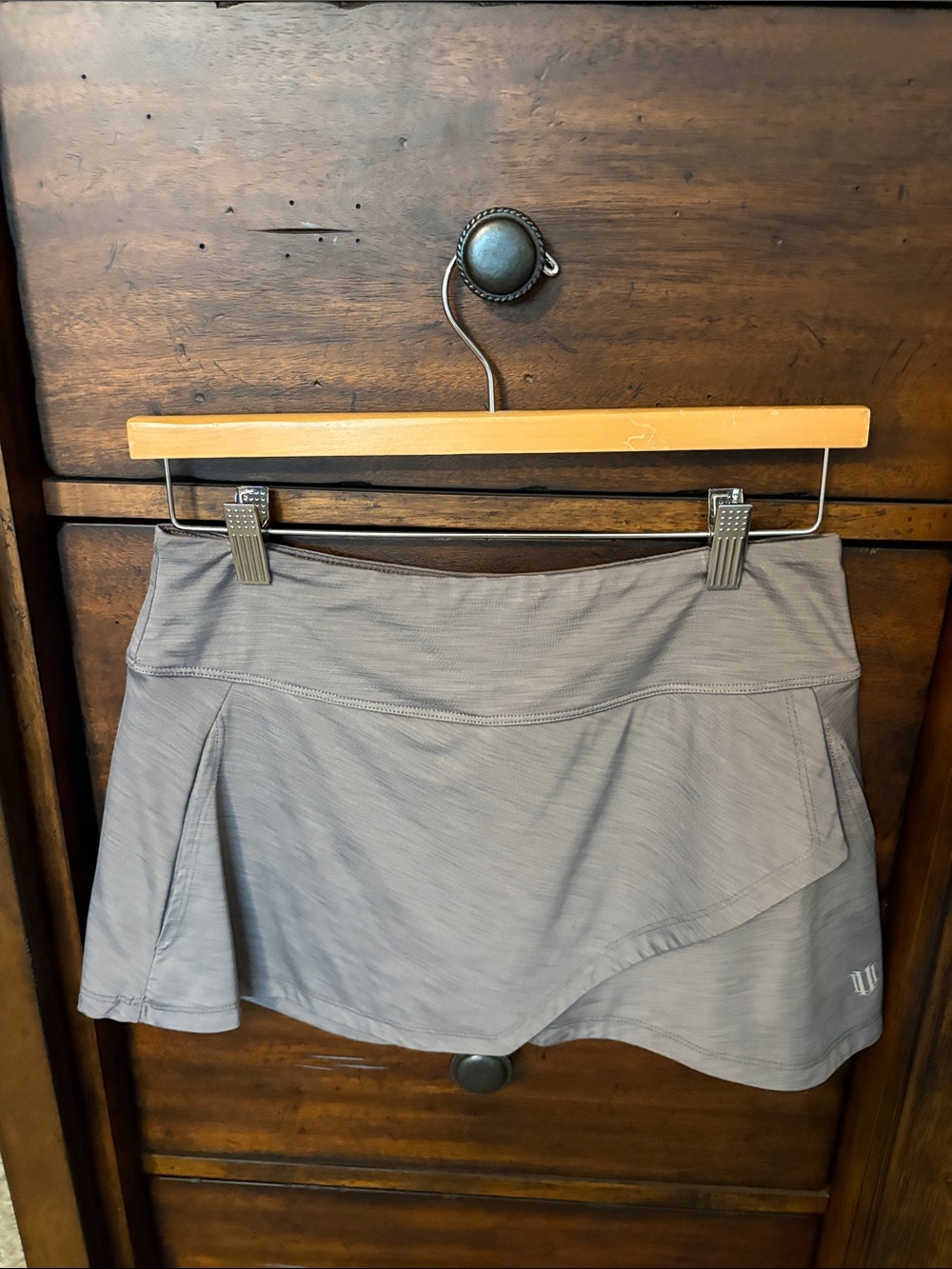 EleVen by Venus Williams Gray Athletic Skort with Built-In Shorts
